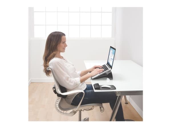 Laptop stand, Fellowes, sort