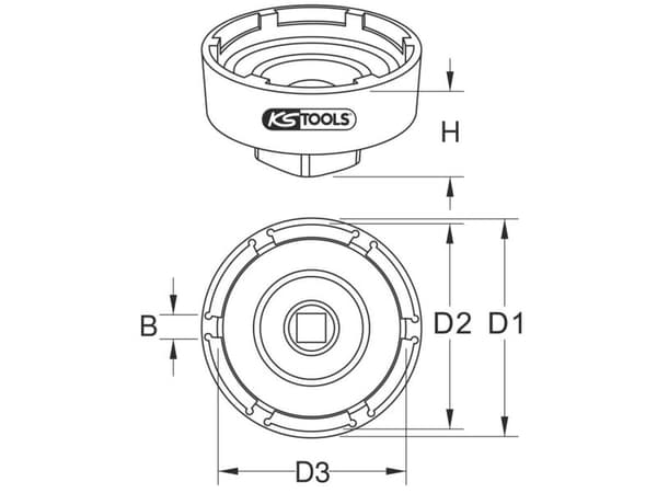 KS Tools 460.3740 motorinställningsverktyg