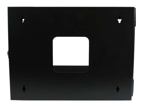 StarTech.com 6U Hinged Open Frame Wall Mount Network Rack - 4-Post 22" Depth Swing Out Computer Equipment Rack - 110lbs capacity (RK619WALLOH) - Ra...