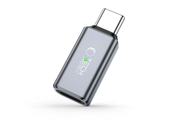 USB-adapter Tech-Protect UltraBoost Audio Lightning - USB-C sølv (5906302372508)