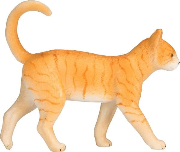 Mojo röd randig katt