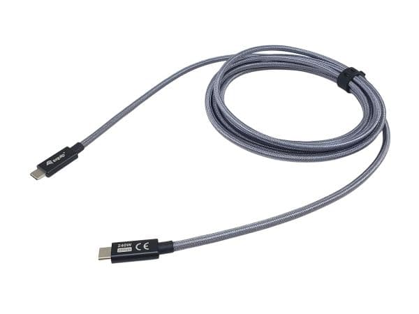 Equip 128426, 1 m, USB C, USB C, USB 3.2 Gen 2x2, 20 Gbit/s, Sort