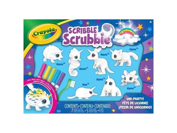 Crayola Scribble Scrubbie Unipets w/7 pets