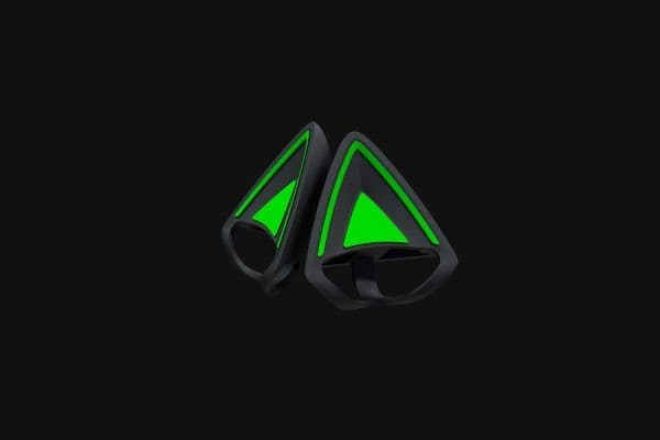 Razer Kitty Ears V2 - Kattöron för headset - svart