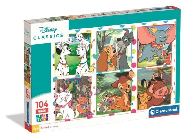 Puslespill Maxi Disney Classic 2026, 104 brikker