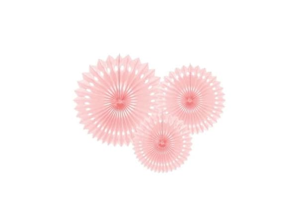 Dekorativa rosetter, ljusrosa