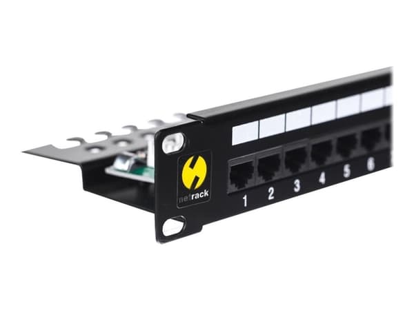 Netrack - Patch-panel - CAT 5e - UTP - RJ-45 X 24 - svart - 19"