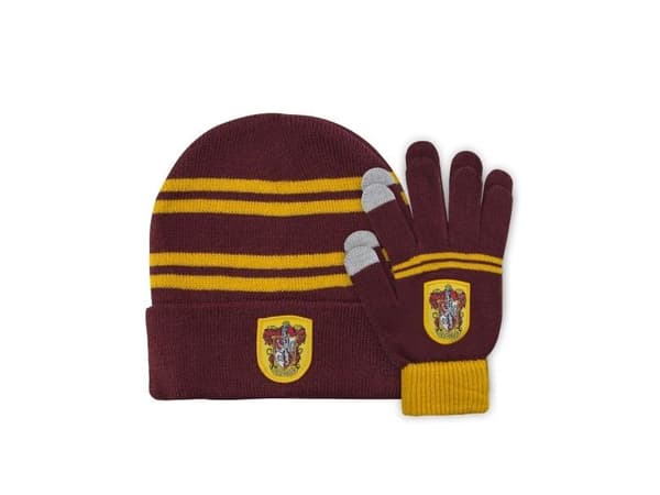 Gryffindor-hatt och handskar, vuxen