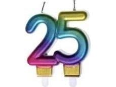 Bursdagslys 25 farger