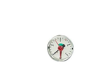 Manometer 0-4 bar 1/4 bakåtriktade nipplar
