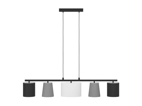 Almeida Langbord 5L, L1200, grå/sort/hvid
