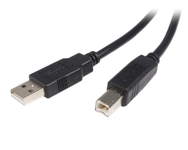 StarTech 2m USB 2.0 A to B Cable M/M - USB-kabel - USB (hann) til USB-type B (hann) - USB 2.0 - 2 m - svart