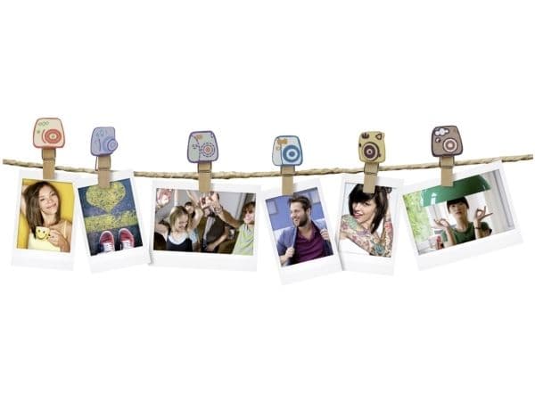 Fujifilm Instax Design Clips Camera - Bildeholdersett - tre