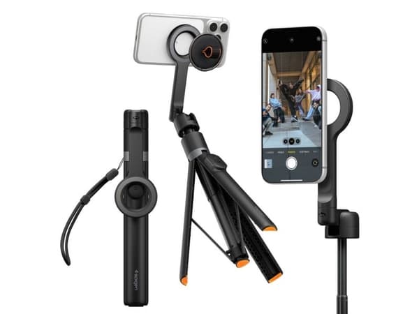 Spigen S582W Bluetooth Selfie Stick - Black