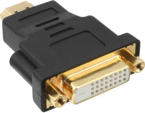 InLine 17670P, DVI-D female, DVI-D, Svart