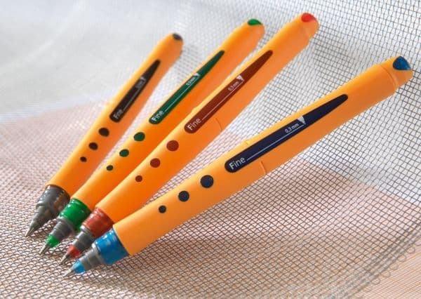 STABILO worker+ fine, Stiftpenna, Blå, Orange, Blå, 0,3 mm, Fin, Ambidextrous