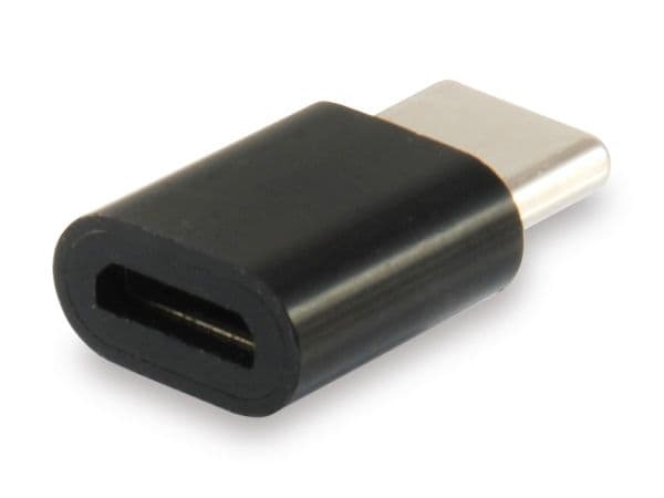 Equip 133472, USB C, Micro USB B, Svart