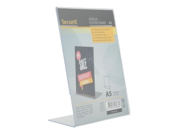 Securit® L-formad A5 displayram i akryl