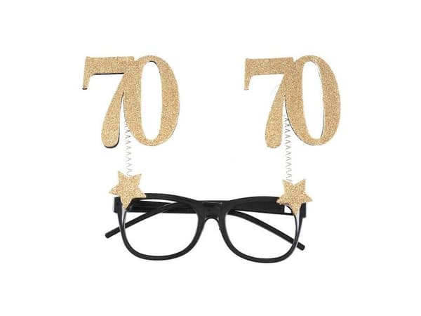Kultaiset glitterlasit, 70 vuotta