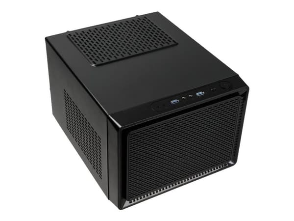 Kolink Satellite - Tower - Mini-ITX - ingen strømforsyning (ATX) - sort - USB/Lyd