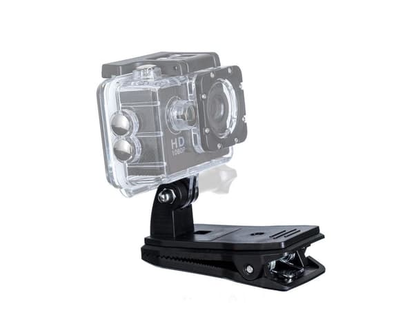 Holder with clip for mounting for GoPro