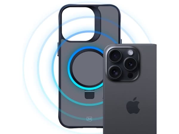 3MK Smoke Case iPhone 13 Pro Max med MagSafe & stativ