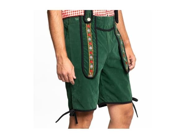 Gröna korta tyrolerbukser