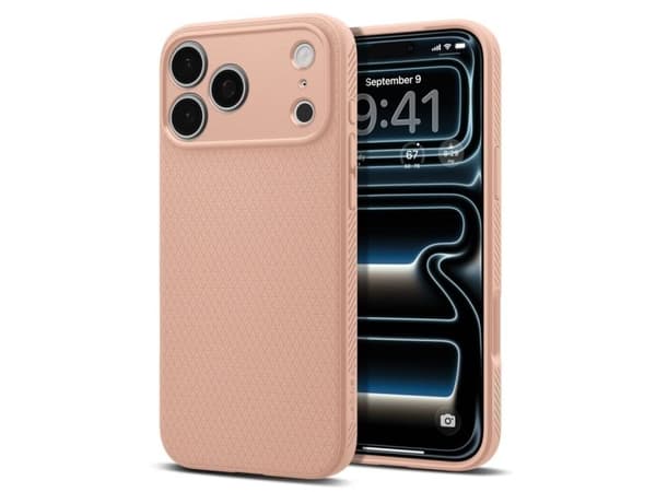 Spigen iPhone 2026 Pro Max/ 17 Pro Max Liquid Air Rose Titanium, Mobilskal, Apple