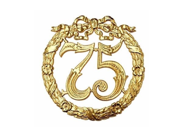 Gullkrans, 75 år