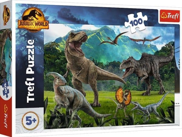 Trefl 16441, 100 styck, Dinosaurier, 5 År