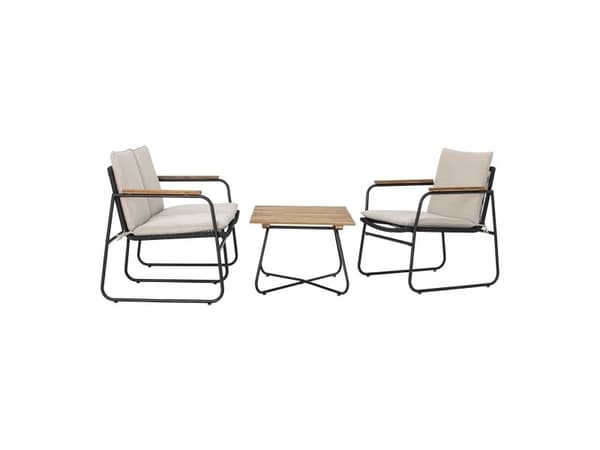BLOOMINGVILLE Hampton-sofa, svart, metall