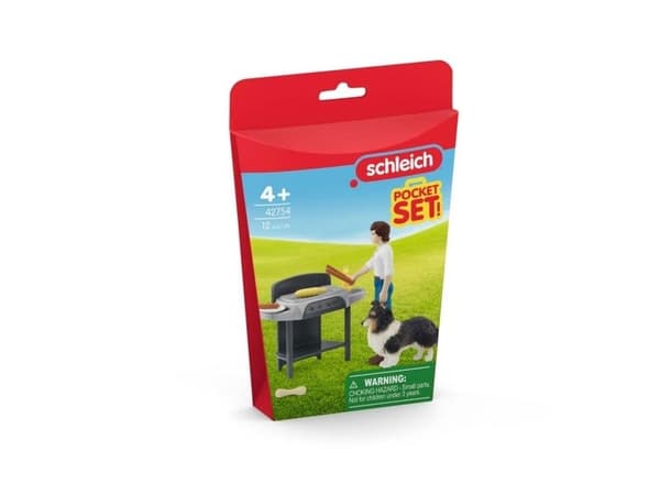 Schleich Pocket Set Barbecue with Tom
