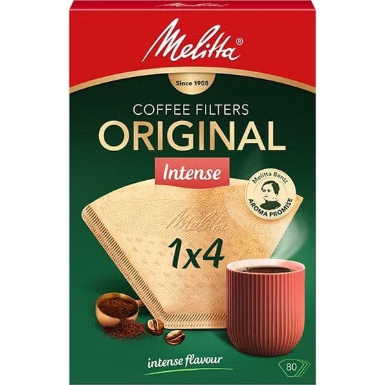 Melitta Original Intense Kaffefilter - 1x4 - 80 st.