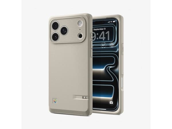 Spigen CLASSIC LS MagSafe-deksel til iPhone 17 Pro Stone
