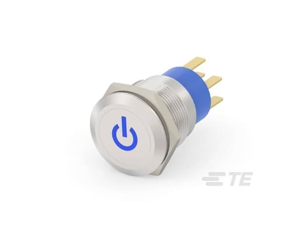 TE Connectivity 5-2213766-8 TE AMP belyst tryckknapp 1 st bricka