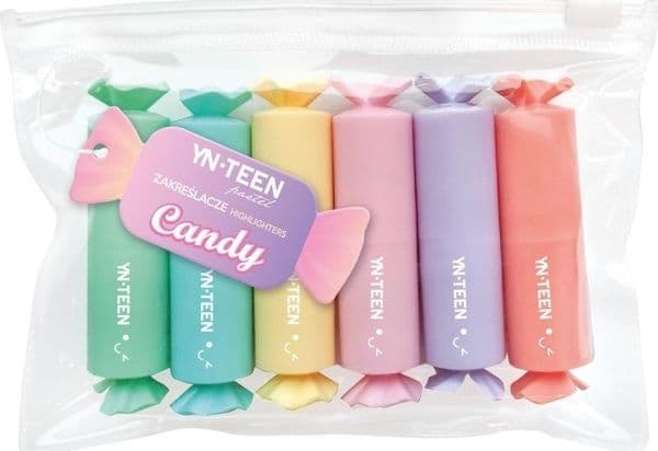 Interdruk Candy highlighter 6 YNT farger