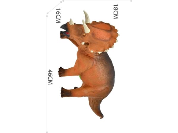 Triceratops dinosaur med lyd