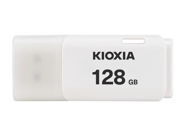 KIOXIA TransMemory U202 - USB flash-enhet - 128 GB - USB 2.0 - vit