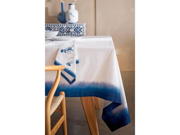 PIP Studio Set/2 Napkin Bird Blue 40x40