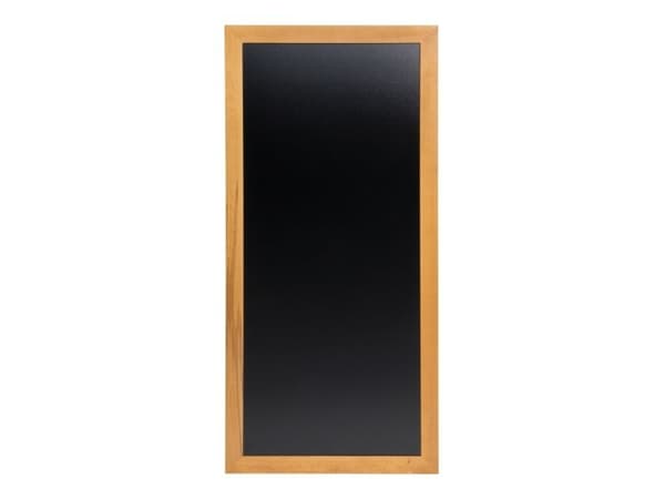 Securit® lang tavle af gummitræ i teak (M)