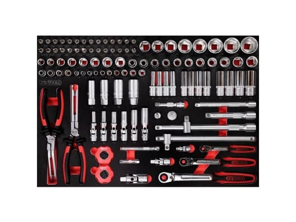 KS Tools 811.0111, Støpselsett, 111 hoder, 7,75 kg