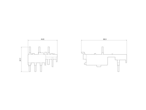 SIEMENS Link modul eletrisk/mekanisk storlek S00 ac/dc