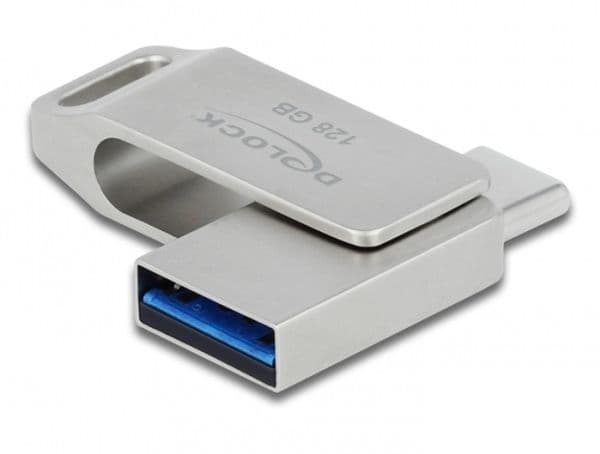 Delock - USB-flashstasjon - 128 GB - USB 3.2 Gen 1 / USB-C