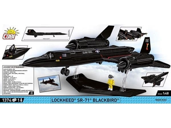 Cobi Building Blocks Lockheed SR-71 1374 kappaletta