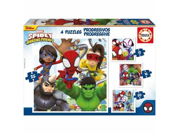Educa Spidey & Amazing Friends Progres. 12-16-20-25