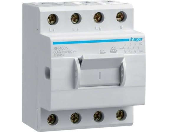 Hager SH463N, Katkaisin, 63 A
