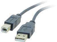 Kramer Electronics 0.9m USB 2.0, 0,9 m, USB A, USB B, USB 2.0, Hankjønn/hankjønn, Sort