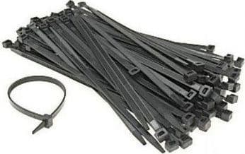 Staples Cable tie 3.6mmx250mm black 100/p