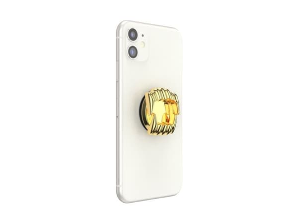 PopSockets PopSocket Say Cheese kleb/grep + stativ til telefon gull