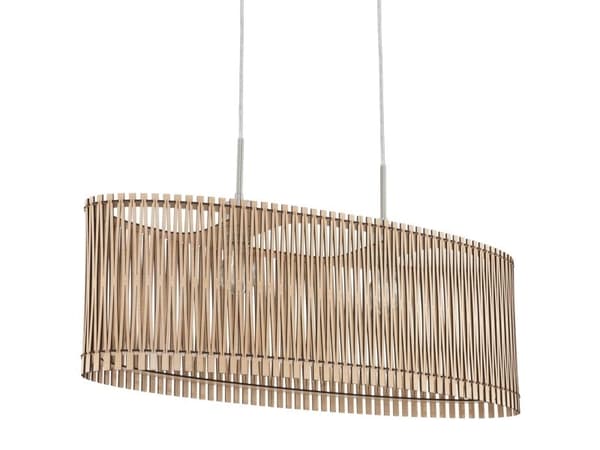 EGLO SENDERO längd pendel i lönnlook/trä